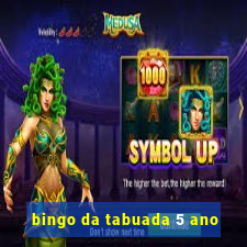 bingo da tabuada 5 ano